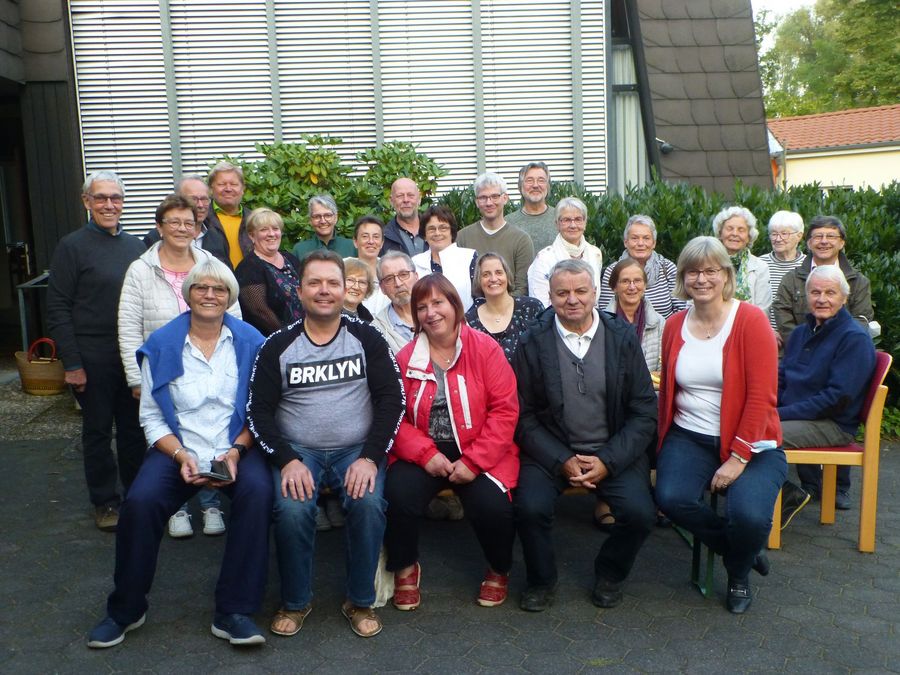 Gruppenbild vom Partnerschaftstreffen
