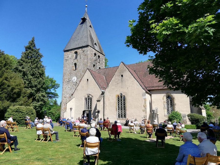 Open-Air-Gottesdienst auf der Kirchweihe