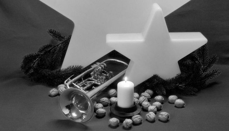 Plakat für die Musik bei Kerzenschein