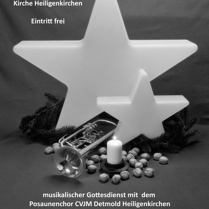 Plakat für die Musik bei Kerzenschein