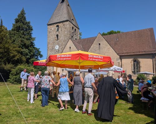 Reigen beim Gemeindefest