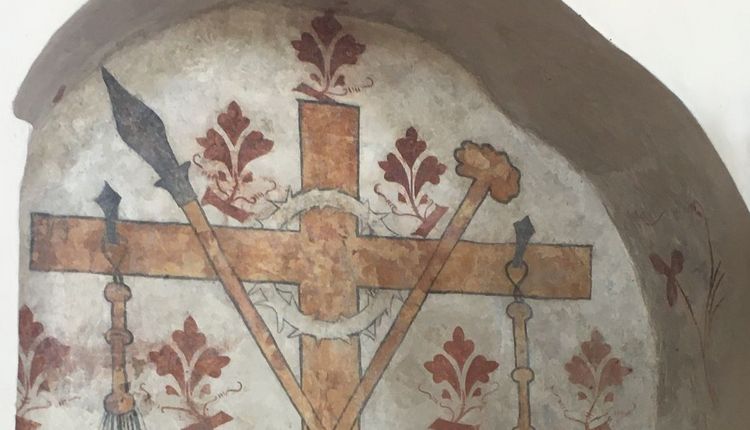 Kreuzesdarstellung in der Kirche